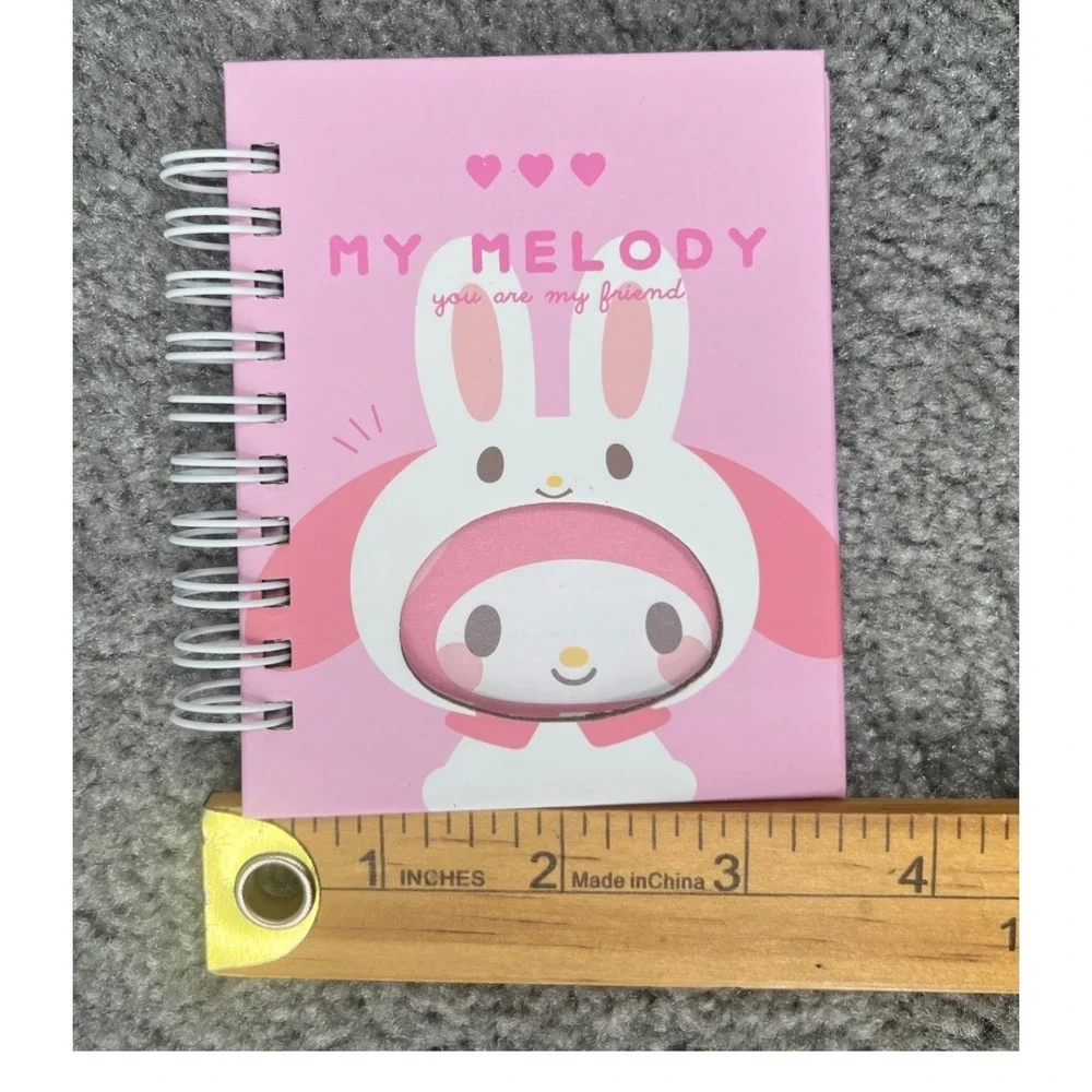 Sanrio My Melody Mini Notebook Set of 2 Japan Exclusive 60 Page Kawaii Memo Book